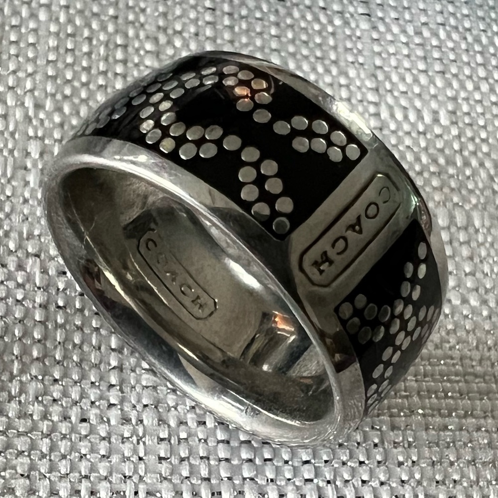 Coach Ring  Estate find Preowned Very good Condition